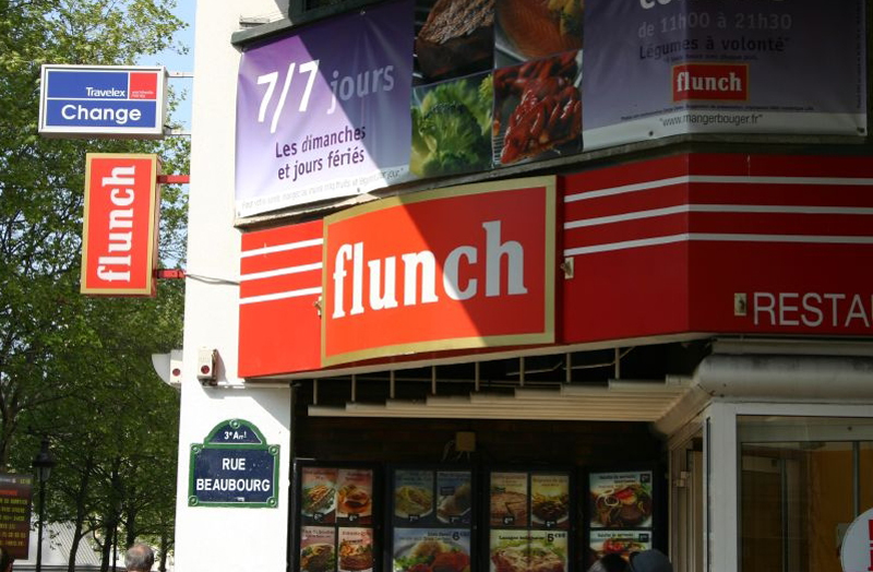 Ресторан flunch в Париже
