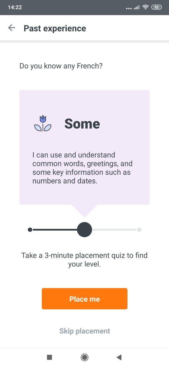 Знание французского в приложении Babbel