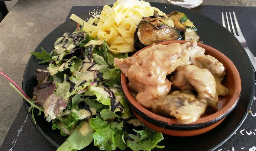 Блюдо в Le Café du Marais