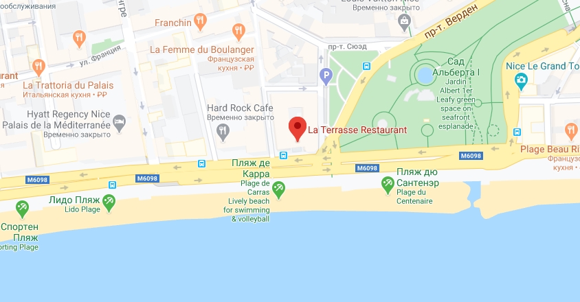 La Terrasse на карте Где находится La Terrasse